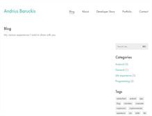 Tablet Screenshot of baruckis.com